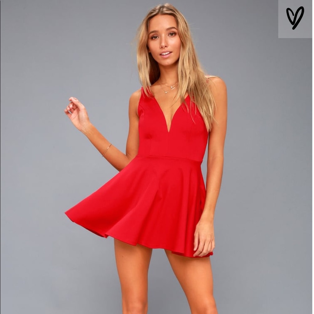 Red Lulu’s skort